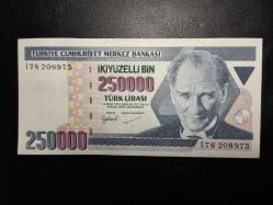 7. EMİSYON 250 BİN TÜRK LİRASI I 78  208975 ÇİL TCB 4128