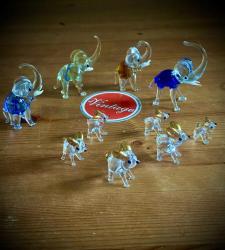 Cam hayvan figürü biblolar lotu...10 Adet