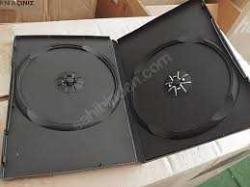 10 Adet Boş Dvd siyah ikili Kutu
