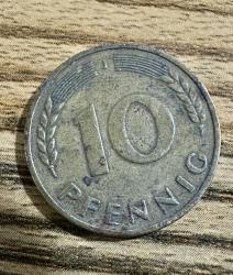 1949 J Almanya 10 pfennig ÇT