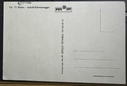 Terminatör Matrix Arnold Schwarzengger eski kartpostal