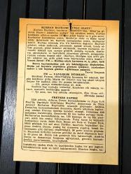Büyük Saatli Maarif Takvimi 27 Eylül 1982 – Kurban Bayramı & Preveze Zaferi Temalı Vintage Yaprak