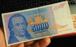 1994 YUGOSLAVYA 5.000 DİNAR ÇÇT