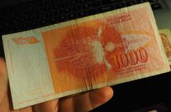 1992 YUGOSLAVYA 1.000 DİNAR ÇT