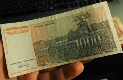 1994 YUGOSLAVYA 1.000 DİNAR ÇT