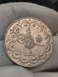 Sultan Reşat 1327/9 Gümüş 10 Kuruş Nadir