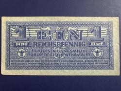 Nadir 1 Rpf 1944 Wehrmacht Askeri Ödeme parası - Nazi Dönemi. Detay Bilgiler Açıklamadadır.