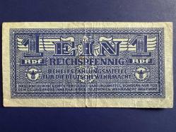 Nadir 1 Rpf 1944 Wehrmacht Askeri Ödeme parası - Nazi Dönemi. Detay Bilgiler Açıklamadadır.