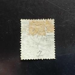 İngiltere 1865-67 Kraliçe Victoria, 4d kırmızı-turuncu, sg94,pl7, katalok:100 pound