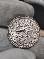 Sultan Reşat 1327/8 Gümüş 5 Kuruş Çil Nadir