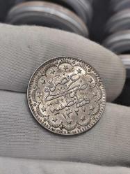 Sultan Reşat 1327/8 Gümüş 5 Kuruş Çil Nadir