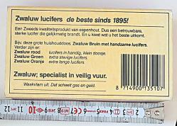 Eski Kibrit Kutusu  SAKERHETS TANDSTICKOR Büyük Boy