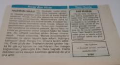 23 Ağustos 1997-Orijinal Takvim Yaprağı-Doğum Günü-Söz,Nişan,Nikâh,Düğün ve Önemli Günler Hediyesi-Hicret Takvimi-Ayet(Hadis)-(Taha-55)-Hz.Ebu Bekir(r.a.)'in Vefatı(634)-Halifenin Maaşı-Bazı Bilgiler-İstibe
