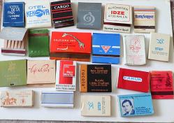 65 Adet Yerli Ve yabancı Eski Kibritler   ( Farklı Kondisyonlarda )