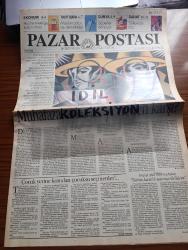 Pazar Postası Gazetesi - Turkish Newspaper - 12 Mart 1994 - Sayı 12 - muhafazakarlar Refah Partisine neden karşı yazan Nihal Mete - dolar ve seçim yazan Fikret Bila - Asya kaplanlarının neoliberalizm coşkusu yazan Canan Barlas - şeyhülislamlıktan diyanete yazan Hikmet Özdemir - çok hukuk tartışması yazan Taha Akyol - Tansu Çiller yargılanacak mı yazan Ömer Servet - Sabancı yeni yatırımları durdurdu - hazine meteliğe kurşun atıyor yazan Şeref Oğuz - Türkiye Müslümanları ve demokrasi yazan Ruşen Çakır - taklitçilik üzerine yazan Mehmet Ali Kılıçbay - Şark meselesinin son halkası PKK yazan Nilüfer Yalçın - Bosna dramında umut perdesi yazan Sami Kohen - çirkin ama çekici Gerard Depardieu yazan Serhat Ayan - yeni çıkan kitaplar - Türkiye'de on yılın caz panoraması - Kazakistan ABD gizli petrol yolu haritası - Petrol güzergahında Türkiye yok  - süperler dönüyor yazan Dinçer Güner - Yeltsin doktrini - Boşnak Hırvat federasyonu planı - Bir GATE'den öbürüne yazan Hüseyin Baş - Cezayir sendromu
