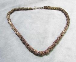 AnTiKa BAKIR ÜzeRi GÜMÜŞ KaPLaMa AYKIRI ZİNCİR....