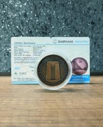 1915 Çanakkale Köprüsü Bronz Hatıra Sertifikalı Darphane  Hatıra Para