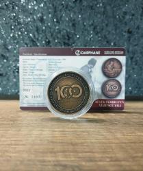 Büyük Taarruz'un 100. Yılı Hatıra Bronz Para Sertifikalı