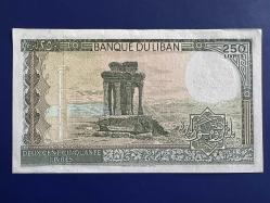 Lübnan 250 Livre 1988. Çil