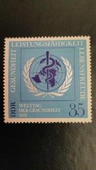 LOT.19 » 1972 YILI DDR Dünya Sağlık Günü TAM SERİ DAMGASIZ ŞARNİYERSİZ