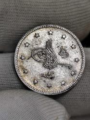 Sultan Reşat 1327/3 Gümüş 2 Kuruş Çil