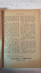 TÜRK DİLİ, AYLIK DİL VE YAZIN DERGİSİ - 1 OCAK 1964 SAYI: 148 HİKMET DİZDAROĞLU: ESKİ EDEBİYATIMIZIN BİR AŞK HİKÂYESİ - M. FAHRETTİN KIRZIOĞLU: EMRAH İLE SELVİ'DE REVAN ÜZERİNE DEYİŞLER - FAZIL HÜSNÜ DAĞLARCA: IŞIN YİTİRMEK - ORHAN ŞAİK GÖKYAY: HEY NE ŞİRİNDİR BU DÜNYA - EZRA POUND: OKUMANIN ABC'Sİ - TAHSİN SARAÇ: KENT - GÜZEL - MUSTAFA NECATİ SEPETÇİOĞLU: HALİL'İN ÖLÜMÜ - PAUL ELUARD: ŞİİRLER - TURHAN DOYRAN: DOĞU PARİS TİYATROSU - BLAISE CENDRARS: ŞİİRLER - EBED MAHİR YALNIZ: A. SASTRAU İLE BİR KONUŞMA - JUNJI KINOSHITA: ALACAKARANLIKTA BİR TURNA - İBRAHİM ZEKİ BURDURLU: KALAYLANMIŞTI TENCEREMİZ - BEHÇET KEMAL ÇAĞLAR: SORUŞTURMA YANITI - MUHARREM ERGİN: SORUŞTURMA YANITI - ORHAN HANÇERLİOĞLU: SORUŞTURMA YANITI - TURGUT ÖZAKMAN: SORUŞTURMA YANITI - CEYHUN ATUF KANSU: SORUŞTURMA YANITI - DEMİR ÖZLÜ: SORUŞTURMA YANITI - BURHAN ARPAD: ÖDÜL - VÜS'AT O. BENER: ÖDÜL - BİLGE KARASU: ÖDÜL - NAİL GÜRELİ: ÖDÜL -  60 SAYFA