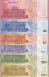SURİYE 10-25-50-100-200-500 POUNDS 2025 P#119/124 ÇİL
