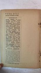 TÜRK DİLİ, AYLIK DİL VE YAZIN DERGİSİ - 1 AĞUSTOS 1968 SAYI: 203 KEMAL GÜNDÜZ AKINCI: IŞIK TUTAN BİR OZAN - BEHÇET KEMAL ÇAĞLAR: FİKRET İÇİN KONUŞTUKLARIMDAN PARÇALAR - CEYHUN ATUF KANSU: TEVFİK FİKRET VE DEVRİM - MUZAFFER UYGUNER: TEVFİK FİKRET VE FRANSIZ ŞİİRİ - CEYHUN ATUF KANSU: BUGÜNÜN TÜRKÇESİYLE TEVFİK FİKRET'TEN ŞİİRLER - MEHMET SALIHOĞLU: YENİ ŞİİRİMİZ VE NECATİ CUMALI - KEVSER ACARLAR: TÜRKÇEDE GENİŞZAMAN (MUZARİ) - KERİM AYDIN ERDEM: GEZİ - SEYFETTİN BAŞÇILLAR: O ÇOCUKLAR - LOUIS ARAGON: BIRAKILMIŞ - ORHAN DURU: YABANCI ÖZEL ADLARIN VE YER ADLARININ OKUNUŞU - BURHAN ARPAD: TÜRK HALKI İÇİN TİYATRODA DİL - HIFZI VELİ DÉDEOĞLU: RADYO DİLİ ÜZERİNE - İBRAHİM ZEKİ BURDURLU: DEDE KORKUT HİKÂYELERİNDE SIFATLAR VE SIFAT TAKIMLARI - ÖZDEMİR NUTKU: KÜLTÜR EMPERYALİZMİ ÜZERİNE - ADNAN BINYAZAR: ELLER - ŞEVKET YÜCEL: UYKU VE YILAN - MIKSZATH KALMAN: BEDE ANNA'NIN BORCU  OLAYLAR VE GERÇEKLER -  90 SAYFA