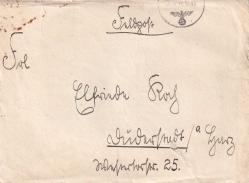 FELDPOST REİCH ALMANYA ZARF 2.dünya savaşı