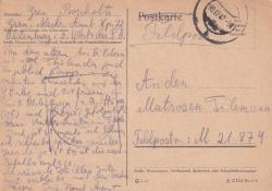 FELDPOST REİCH ALMANYA ZARF 2.dünya savaşı