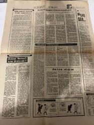 DÜNYA GAZETESİ - DOĞUM GÜNÜ HEDİYESİ (TURKISH NEWSPAPPER) - 2 AĞUSTOS 1969 - SADECE TEK YAPRAKTIR -Süleyman Demirel-Burhanettin S Mı-Ed Lacy-Muharrem Altıkan-Nusret Özdemir-Karaçomak Barajının temeli atıldı-Kapalı odalardan devlet idare etme zamanı geçmiştir-Müzeyi soyup bekçiyi de öldüren Alman yakalandı-İkiyüz polis peşinde idi-Şam sivil hava alanı uçaklara kapatıldı-Merihe göre Merih yaşamaya müsait yer değil-Seçim dönemi 3 Ağustosta başlıyor-İşgalci işçiler hakkında dava açıldı-İki kız onbeş gündür kayıp-İhracatçı 30 firma tatil edildi-Tasarruf bonolarının değiştirilmesine dün başlandı-Bir Damla Sabır taşı bile çatlar-Tatilde çocukların okuyacağı bir eser Çocuk Kaldi-Ekonominin dinamizmi karşısında bugünkü adalet-Doktor Barnes i kim öldürdü-Pratik Bilgiler-Örnek Analar-Dışardan-Düşünce Yorum-Takvim