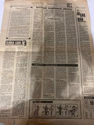 DÜNYA GAZETESİ - DOĞUM GÜNÜ HEDİYESİ (TURKISH NEWSPAPPER) - 19 TEMMUZ 1968 - SADECE TEK YAPRAKTIR -Falih Rıfkı Atay-Numan Özdemir-Mazlum Usluata-Yüksek Seçim Kurulu yetkilerini aşmıştır-Ankara’da Amerikan sineması tahrip edildi-Altıncı Filo’da 16 denizci kayıp-Irak’ta darbeyi Baas Partisi hazırlamış-Emekli, dul ve yetimlerin maaşları yükseltilecek-Kan davası yüzünden Eyüp’te cinayet işlendi-Diyarbakır’da sıcaklık 43 dereceye çıktı-İstanbul’da plajlar mikropsuz-Sovyetlerin silahlı bir müdahale ihtimali arttı-Çeklerin istekleri reddetmesi üzerine-Düşünce Yorum-Demokratik memleketlerde plânlama-Cide’nin kaderi-Öldüren kadın-Pratik bilgiler-Dışardan-Dr Cat