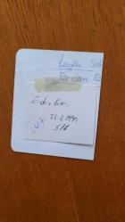 YEŞİLÇAM OYUNCUSU ERDEN ENER'İN ORİJİNAL FOTOĞRAFI - 9 x 7 cm EBADINDA - ERDEN ENER, SAHNE ALDIĞI BİR TİYATRO OYUNUNDA ROLÜNÜ CANLANDIRIRKEN ÇEKİLMİŞ BİR KARE. 1980'LER