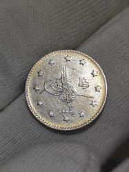 Sultan Reşat 1327/3 Gümüş 1 Kuruş Çil