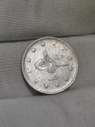 Sultan Reşat 1327/5 Gümüş 2 Kuruş Çil