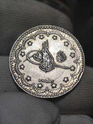 Sultan Reşat 1327/7 Gümüş 5 Kuruş Çil