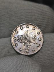 Sultan Abdülhamit 1293/28 Gümüş 1 Kuruş