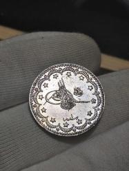 Sultan Reşat 1327/1 Gümüş 5 Kuruş Çil