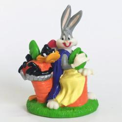 Warner Bros Looney Bugs Bunny & Daffy Duck Kauçuk Figür 2000