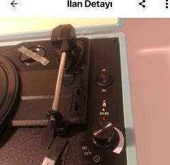 Record Master RM-T310CH pikap-plakçalar (Sıfır ürün)