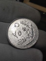 1928 Yılı 25 Kuruş (Manda Gözü) Çil