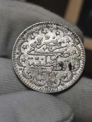 Sultan Reşat 1327/1 Gümüş 5 Kuruş Çil