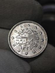 Sultan Reşat 1327/2 Gümüş 2 Kuruş Çil