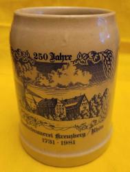 LOT.16 » HİÇ KULLANILMAMIŞ PORSELEN TANKART BİRA BARDAĞI. EV BÜFESİNDEN ÇIKMA.