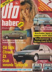 OTOHABER   1-7 OCAK 1992 - SAYI: 6   -   HAFTALIK ESKİ OTOMOBİL DERGİLERİ