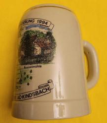 HİÇ KULLANILMAMIŞ PORSELEN TANKART BİRA BARDAĞI. EV BÜFESİNDEN ÇIKMA.