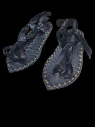 Nalı şerif hz muhammed peygamberimizin sandalet deri ele emeği vintage