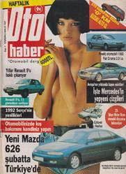 OTOHABER İLK SAYISI  27 KASIM-3 ARALIK 1991 - SAYI: 1   -   HAFTALIK ESKİ OTOMOBİL DERGİLERİ