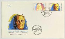 1996 FDC EUROPA-CEPT Ünlü Kadınlar, Ankara, 05.05.1996, PTT M.O.B.Y.D. İlk Gün Zarfı (FDC-507)