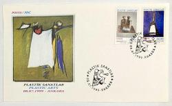 1999 FDC Plastik Sanatlar, Ankara, 08.07.1999, PTT M.O.B.Y.D. İlk Gün Zarfı (FDC-552)